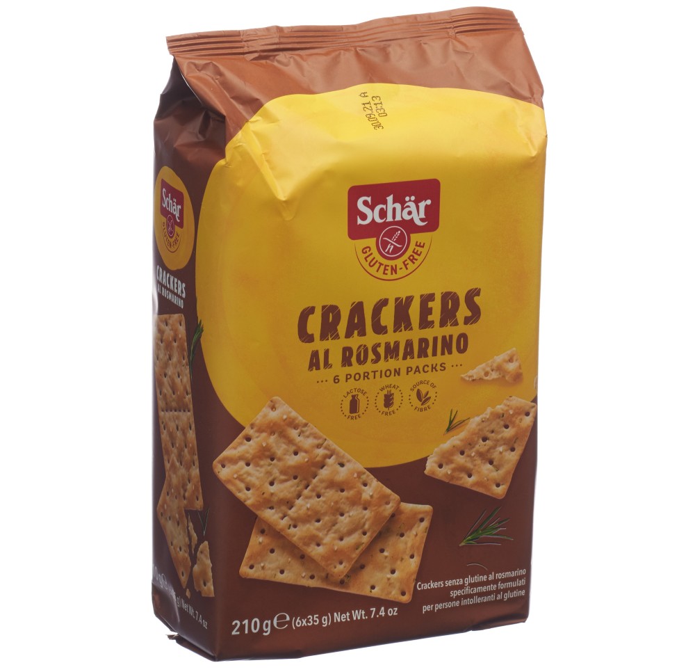 SCHÄR Crackers al rosmarino sans gluten 210 g