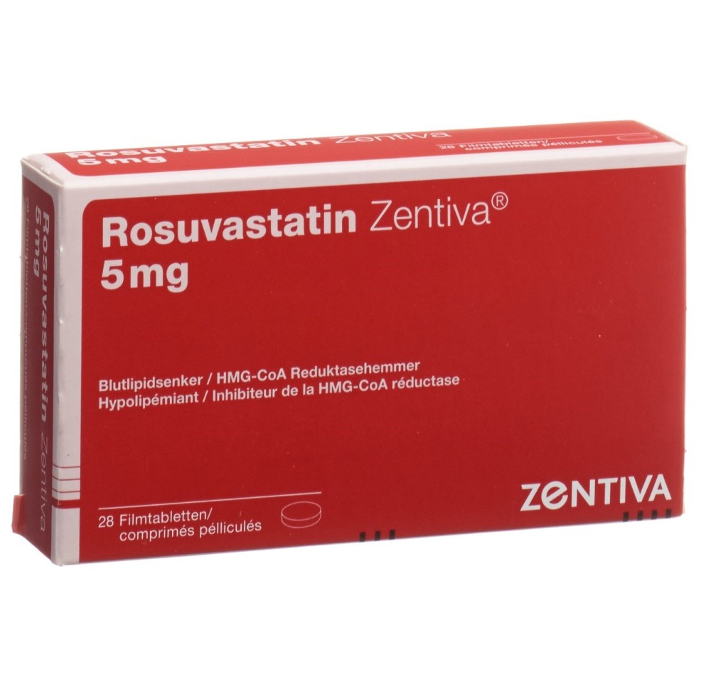 ROSUVASTATIN Zentiva cpr pell 5 mg 28 pce
