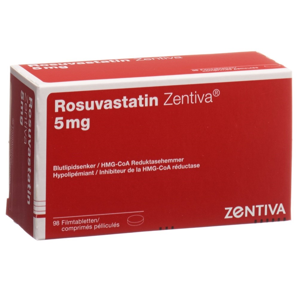ROSUVASTATIN Zentiva cpr pell 5 mg 98 pce