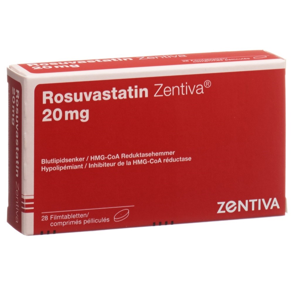 ROSUVASTATIN Zentiva cpr pell 20 mg 28 pce