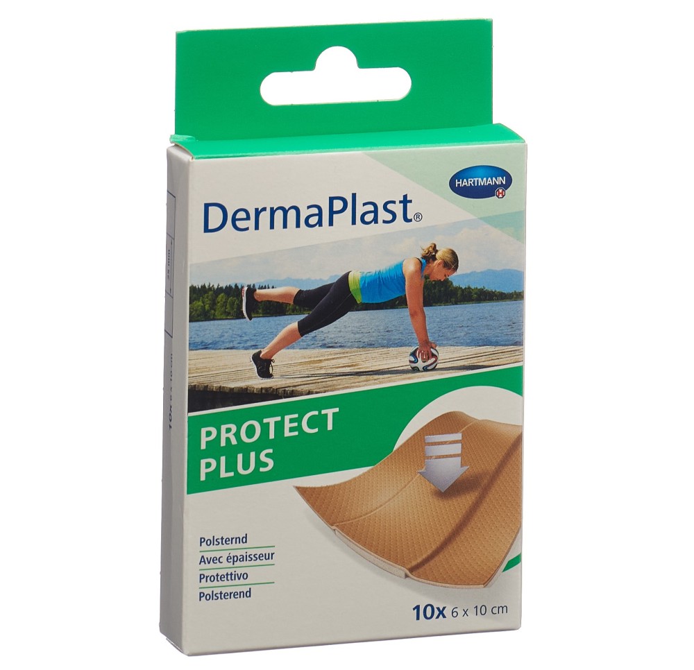 DERMAPLAST ProtectPlus 6x10cm 10 pce