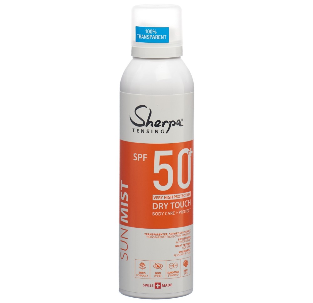 SHERPA TENSING brumisateur SPF 50+ INVISI 200 ml
