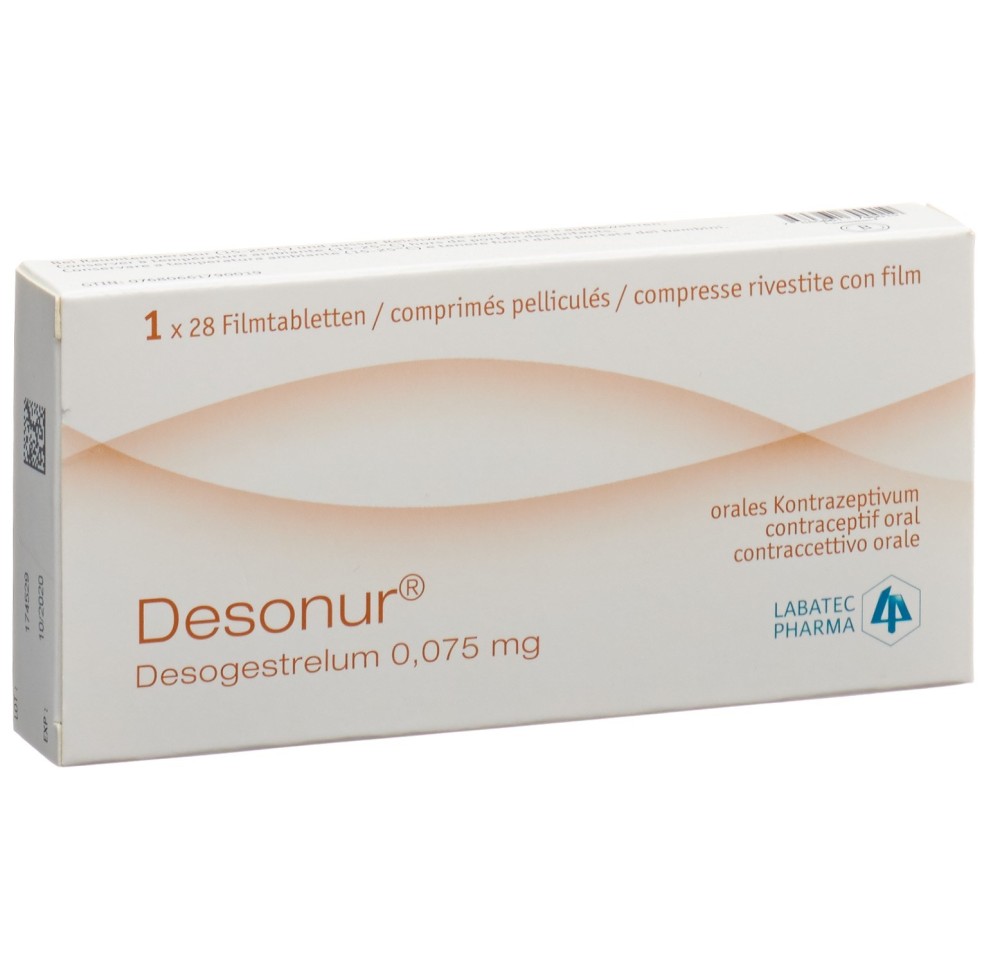 DESONUR cpr pell 0.075 mg 28 pce