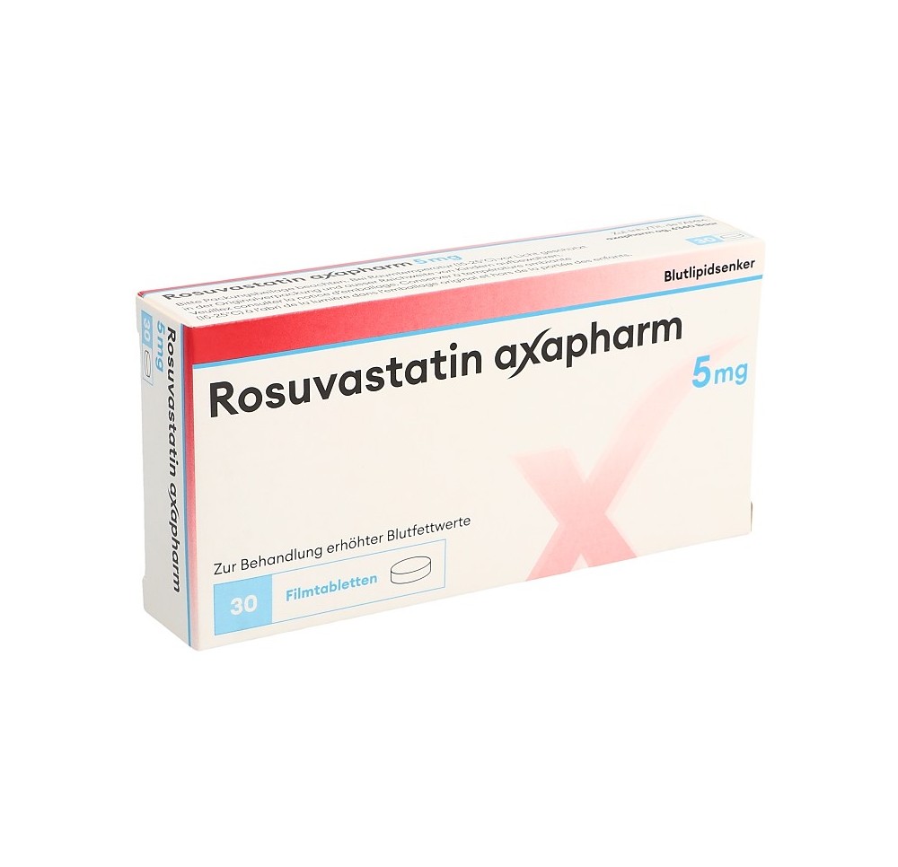 ROSUVASTATINE axapharm cpr pell 5 mg 30 pce