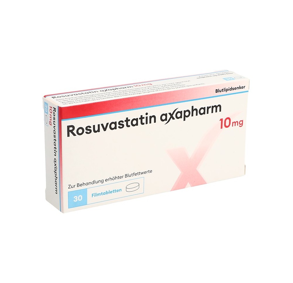 ROSUVASTATINE axapharm cpr pell 10 mg 30 pce