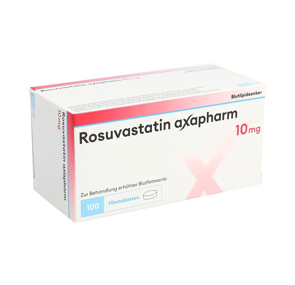 ROSUVASTATINE axapharm cpr pell 10 mg 100 pce