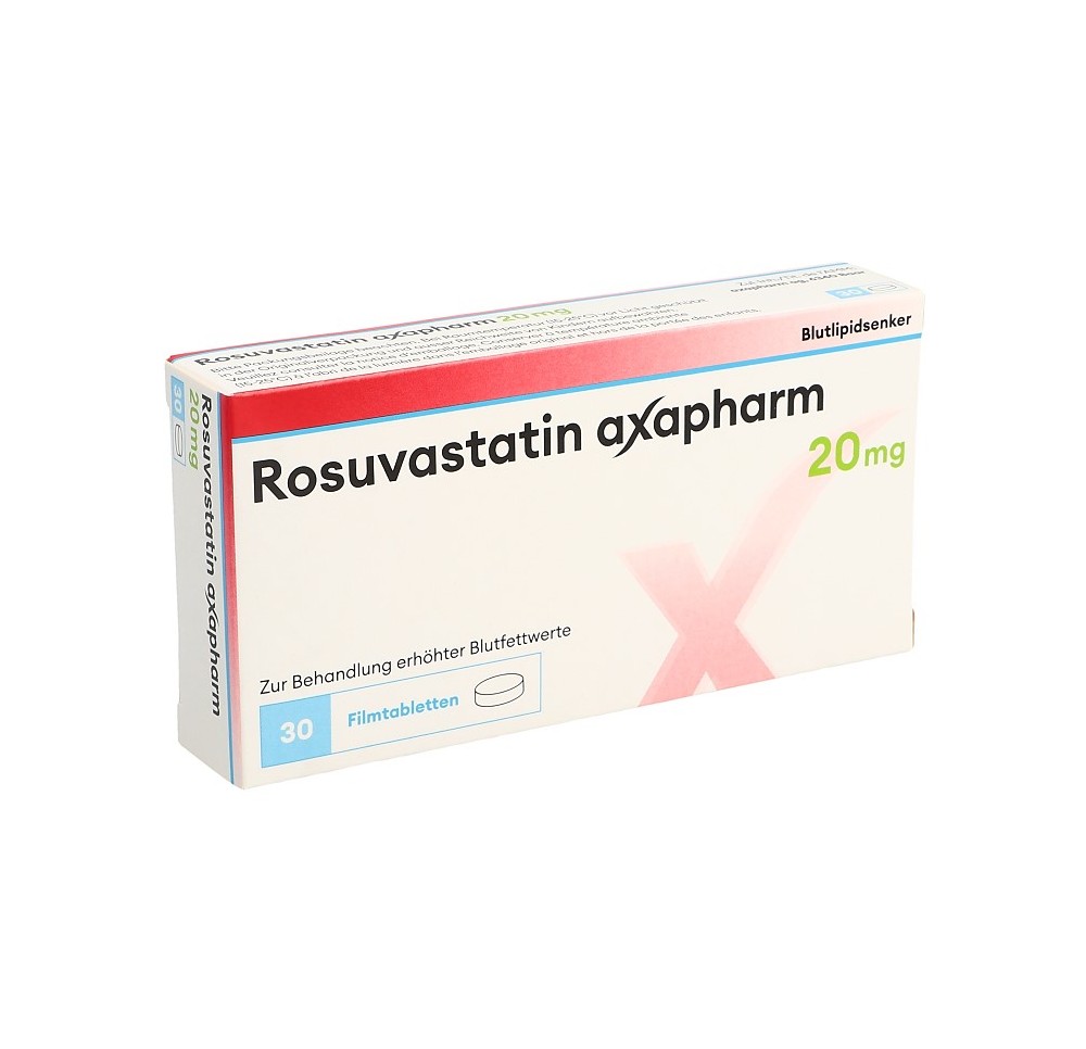 ROSUVASTATINE axapharm cpr pell 20 mg 30 pce