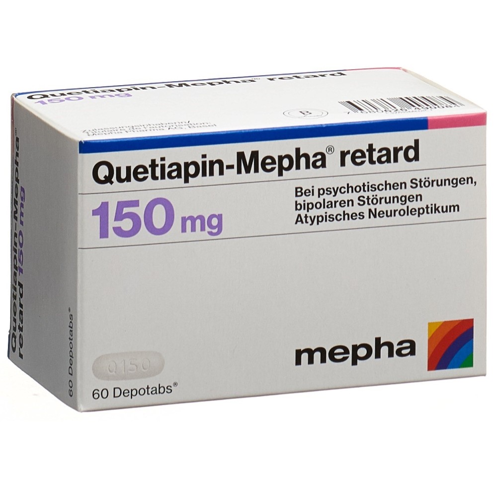 QUETIAPIN Mepha retard depotabs 150 mg 60 pce