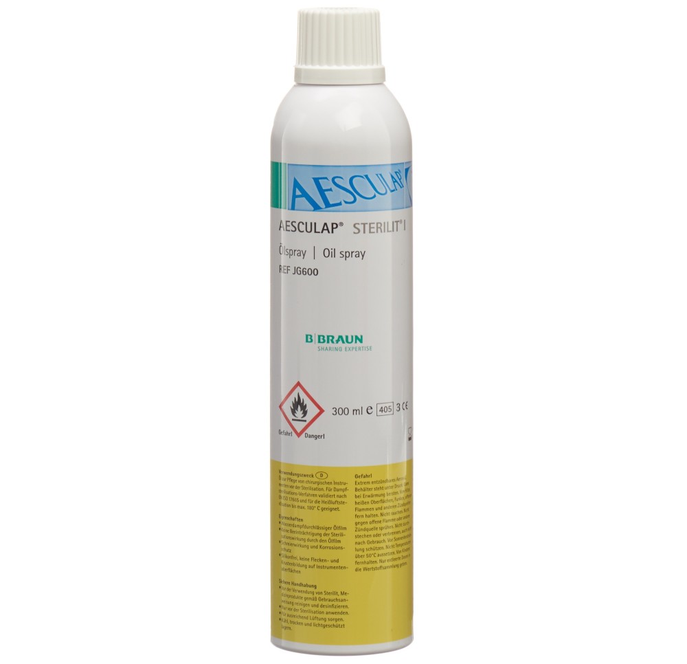 AESCULAP STERILIT spray huile 300 ml