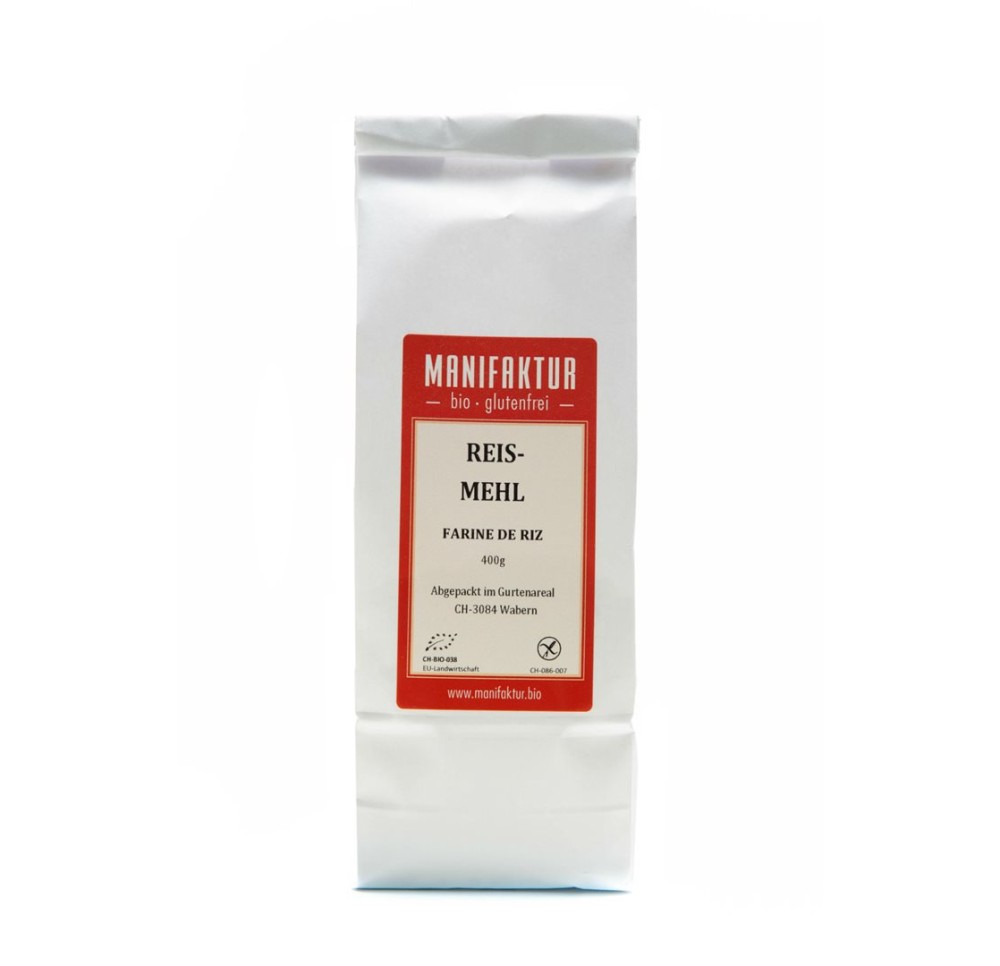 MANIFAKTUR Farine de riz bio sach 400 g
