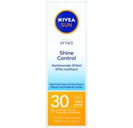 NIVEA SUN UV face shine control FPS30 50 ml