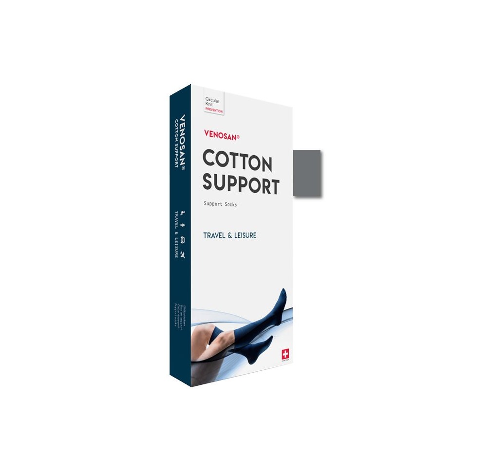VENOSAN COTTON SUPPORT Socks A-D L anthra 1 paire