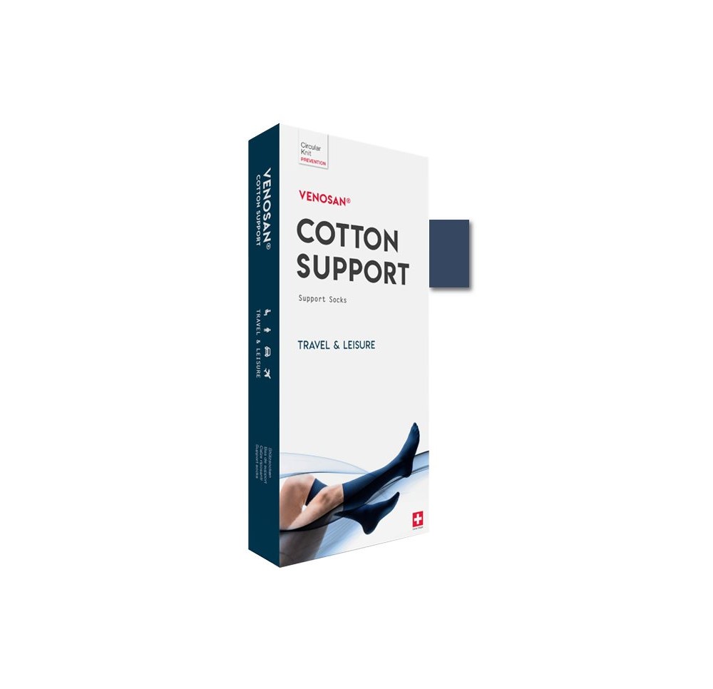 VENOSAN COTTON SUPPORT Socks A-D S jeans 1 paire