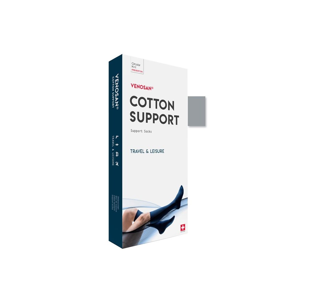 VENOSAN COTTON SUPPORT Socks A-D XL silver 1 paire