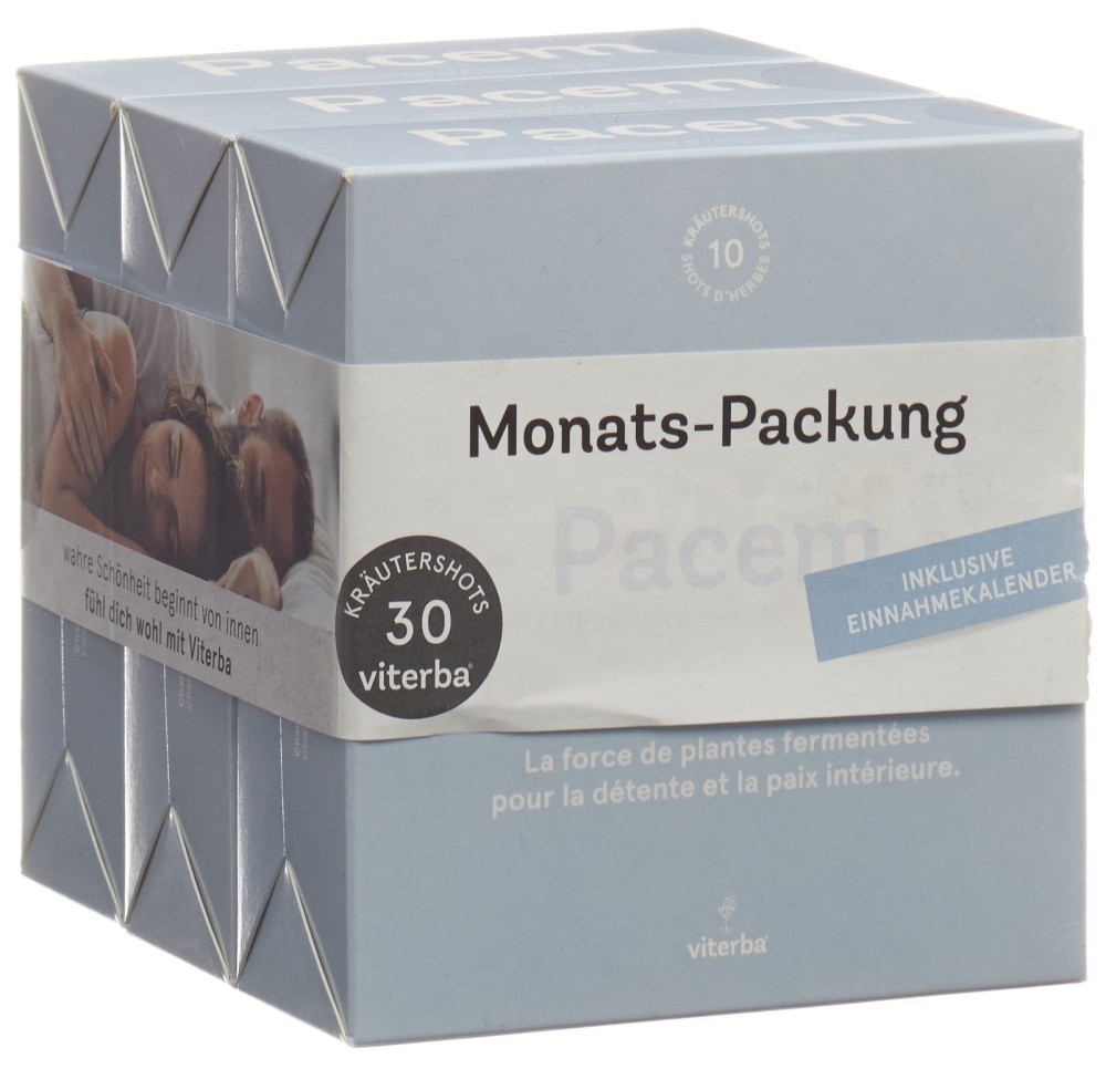 VITERBA pack promotion Pacem Shot 3 x 10 pce