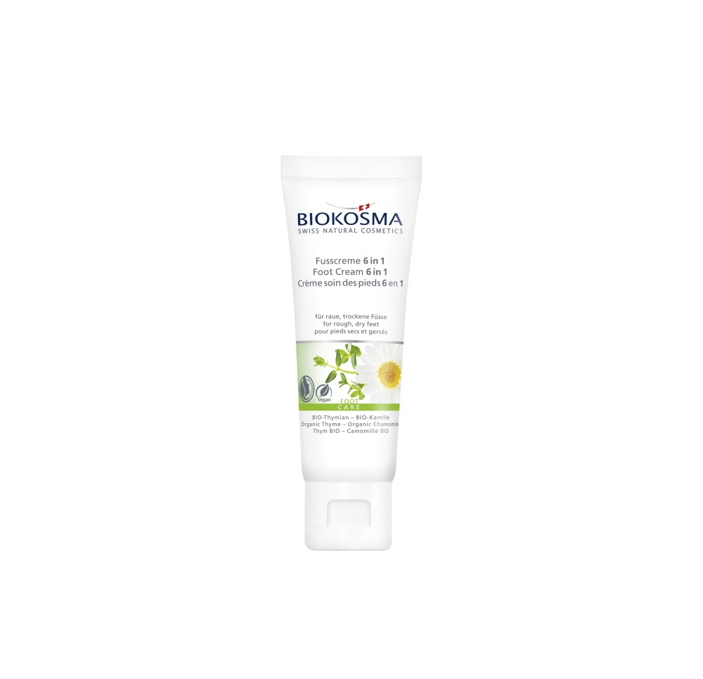 BIOKOSMA Crème pieds 6 en 1 Thy Cam BIO Mini 20 ml