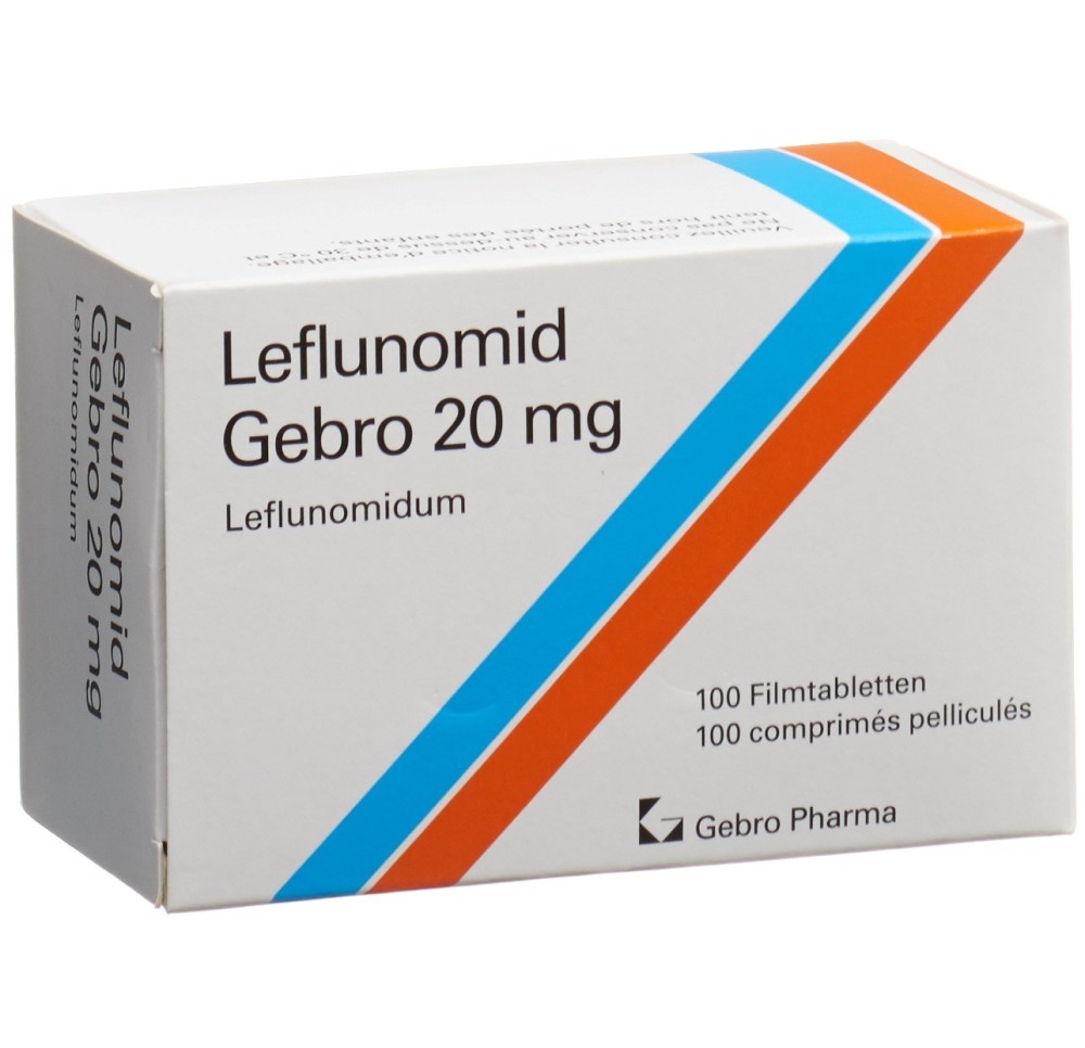 LEFLUNOMID Gebro cpr pell 20 mg 100 pce