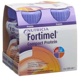 FORTIMEL Compact protéine pêche mangue 4 fl 125 ml