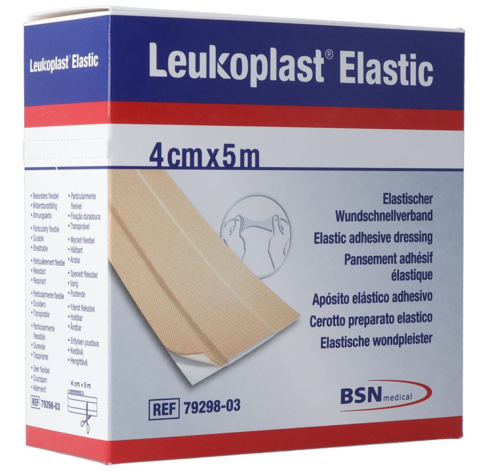 LEUKOPLAST Elastic 4cmx5m rouleau