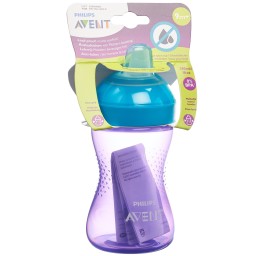 PHILIPS AVENT tasse à bec doux lilas/turquoise