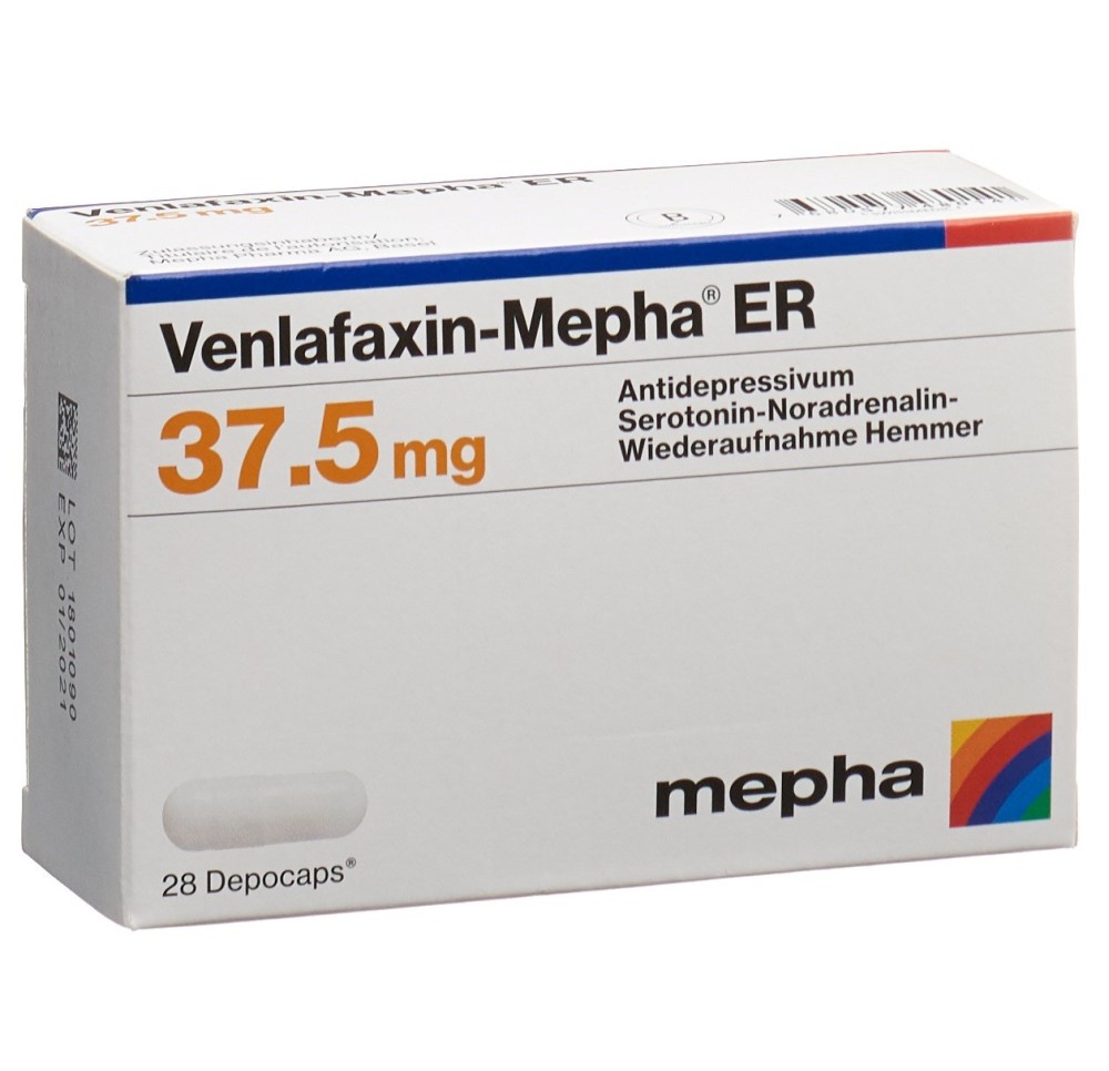 VENLAFAXIN Mepha ER depocaps 37.5 mg 28 pce
