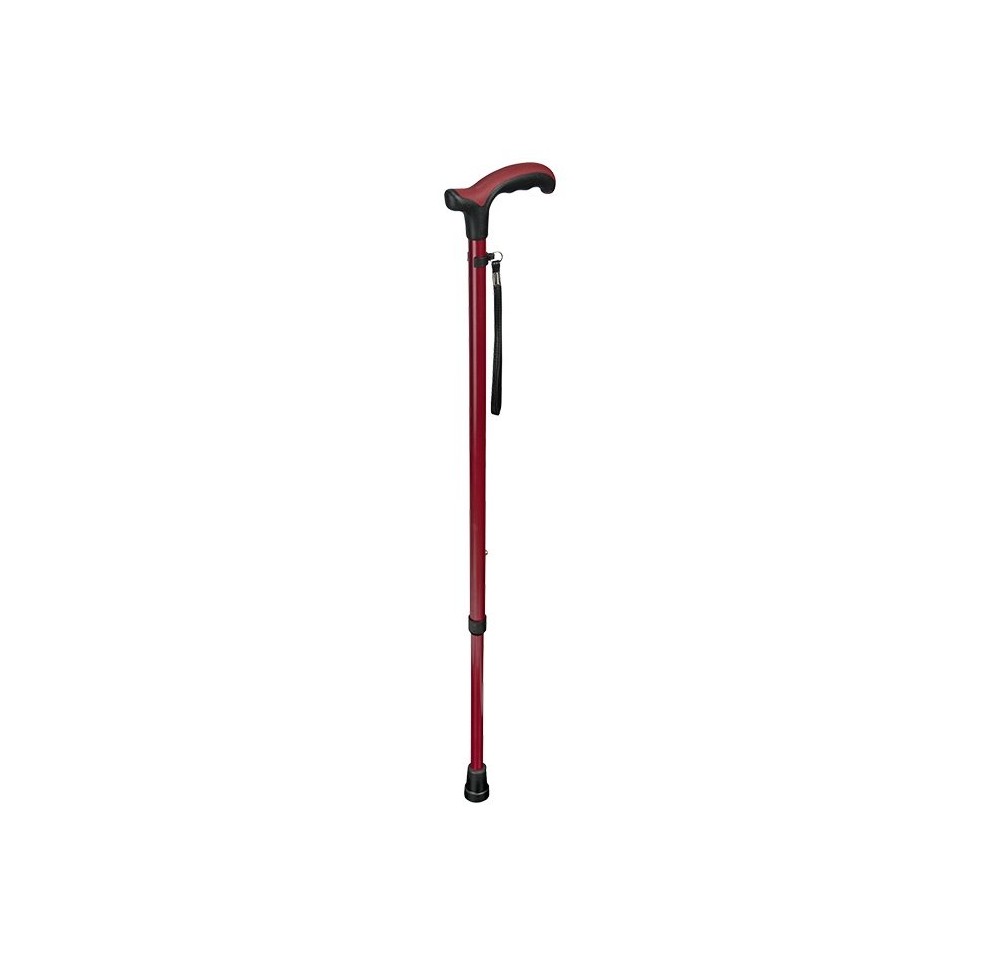 SAHAG Canne métal rouge -100kg 74-94cm comf derby