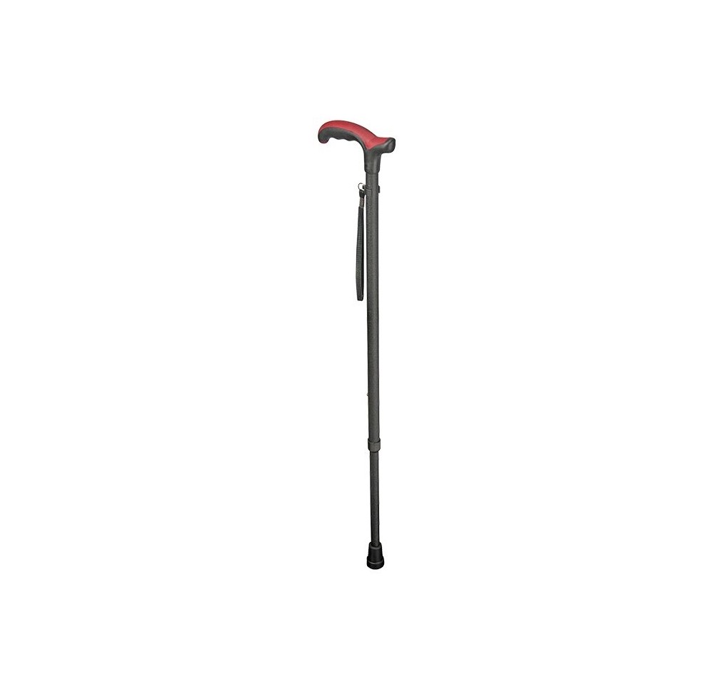 SAHAG Canne métal noir -100kg 74-94cm comf derby