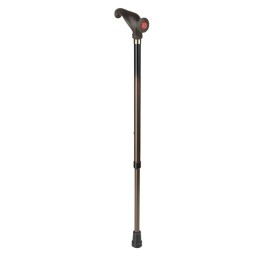 SAHAG Canne métal noir-br -130kg 74-94cm anat dr