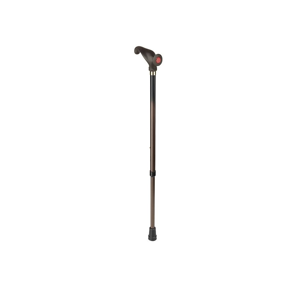 SAHAG Canne métal noir-br -130kg 74-94cm anat dr