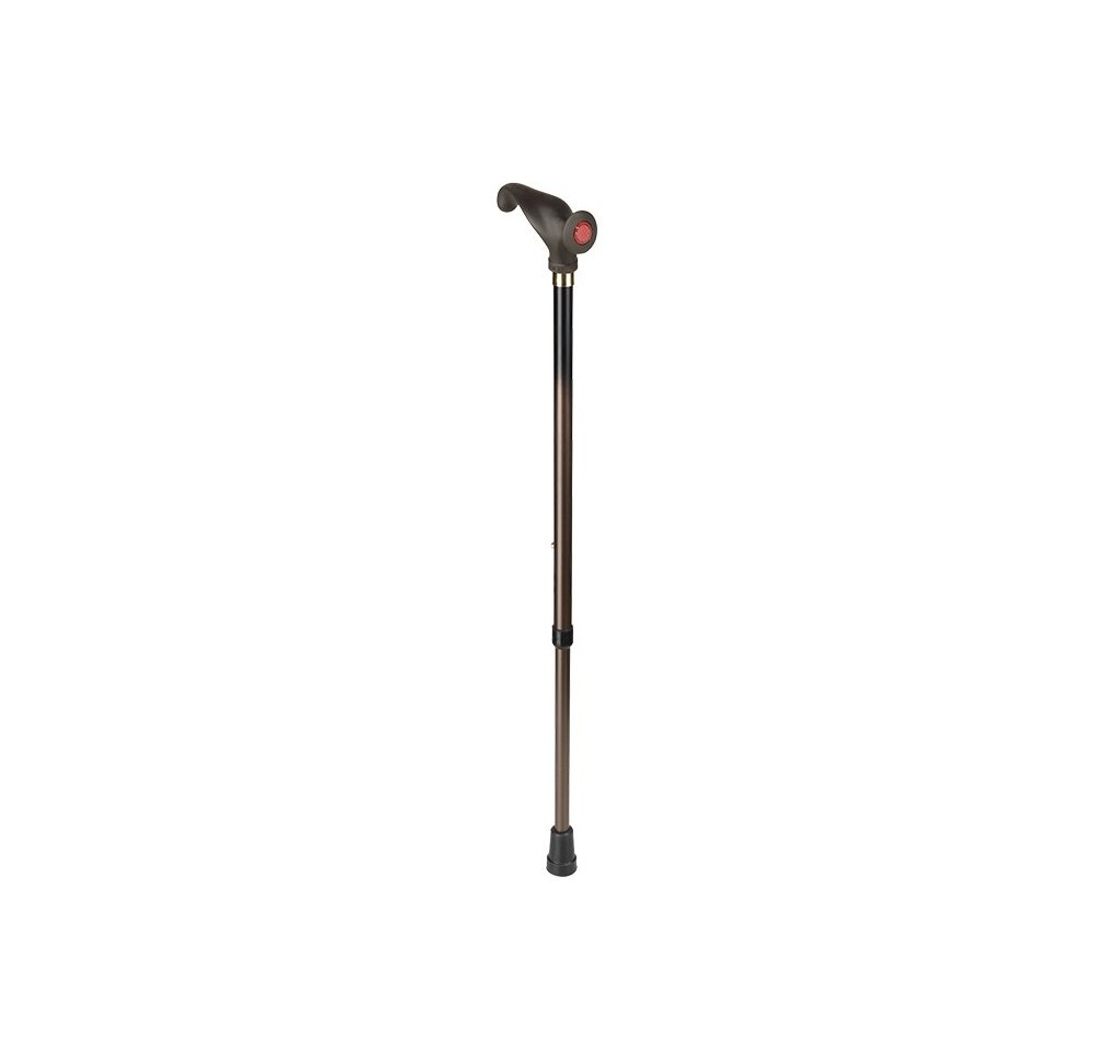 SAHAG Canne métal noir-br -130kg 74-94cm anat ga