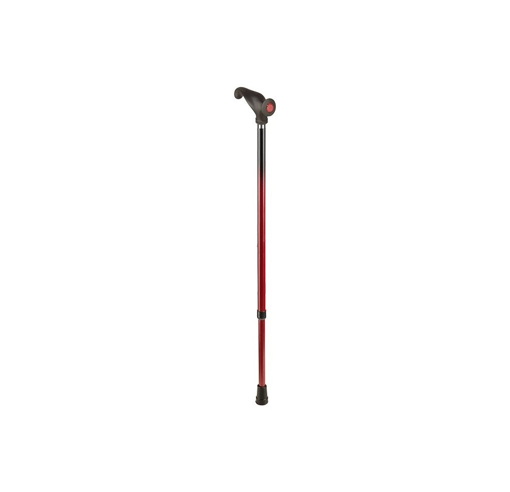 SAHAG Canne métal noir-ro -130kg 74-94cm anat dr