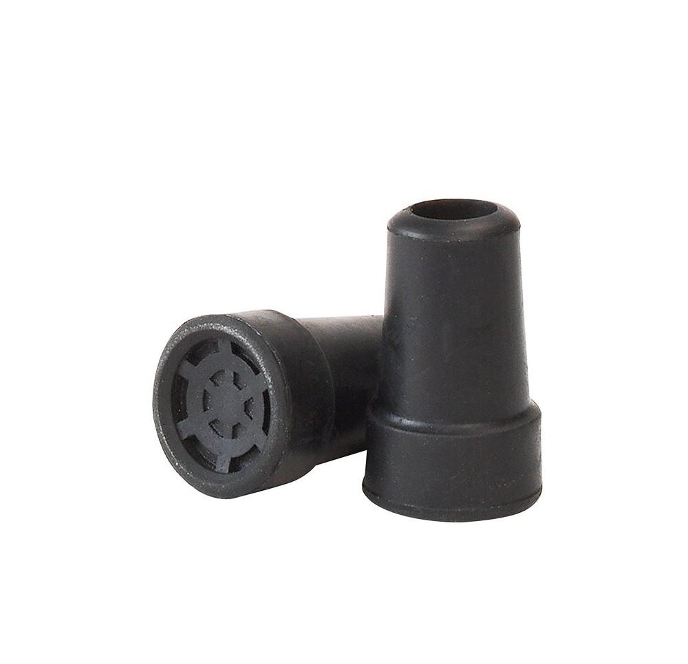 SAHAG Embout noir 16mm canne mét renf acier 10 pce