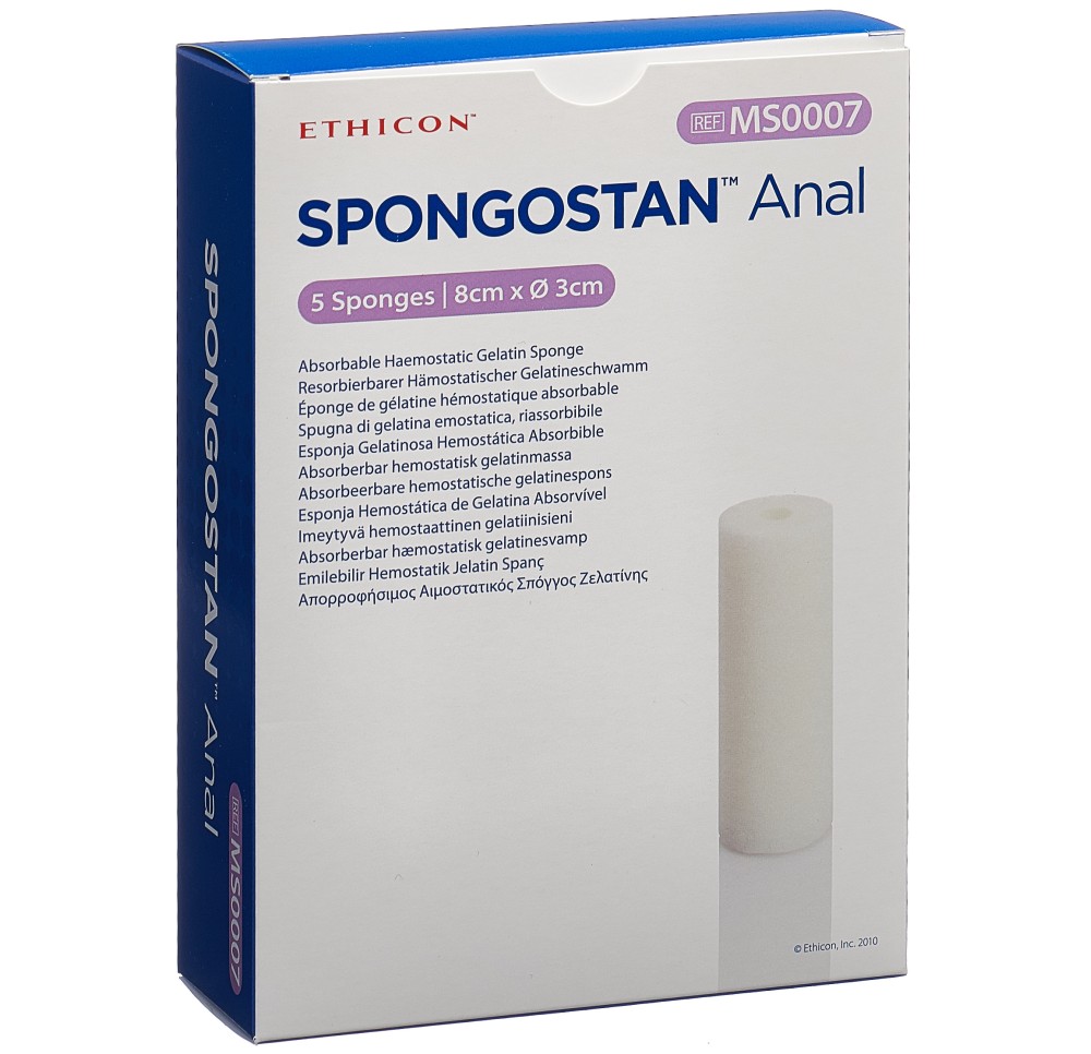 SPONGOSTAN anal 8x3cm 5 pce