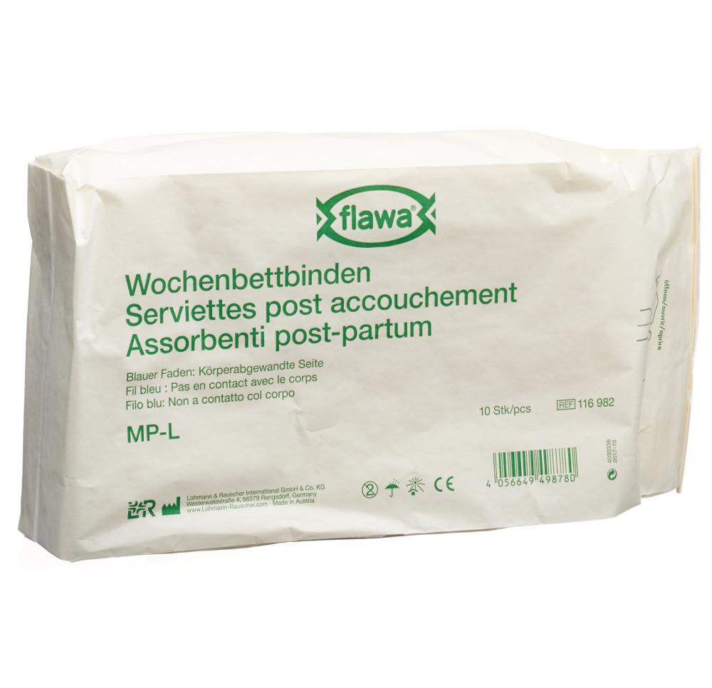 FLAWA serviettes couche MP-L 10 pce