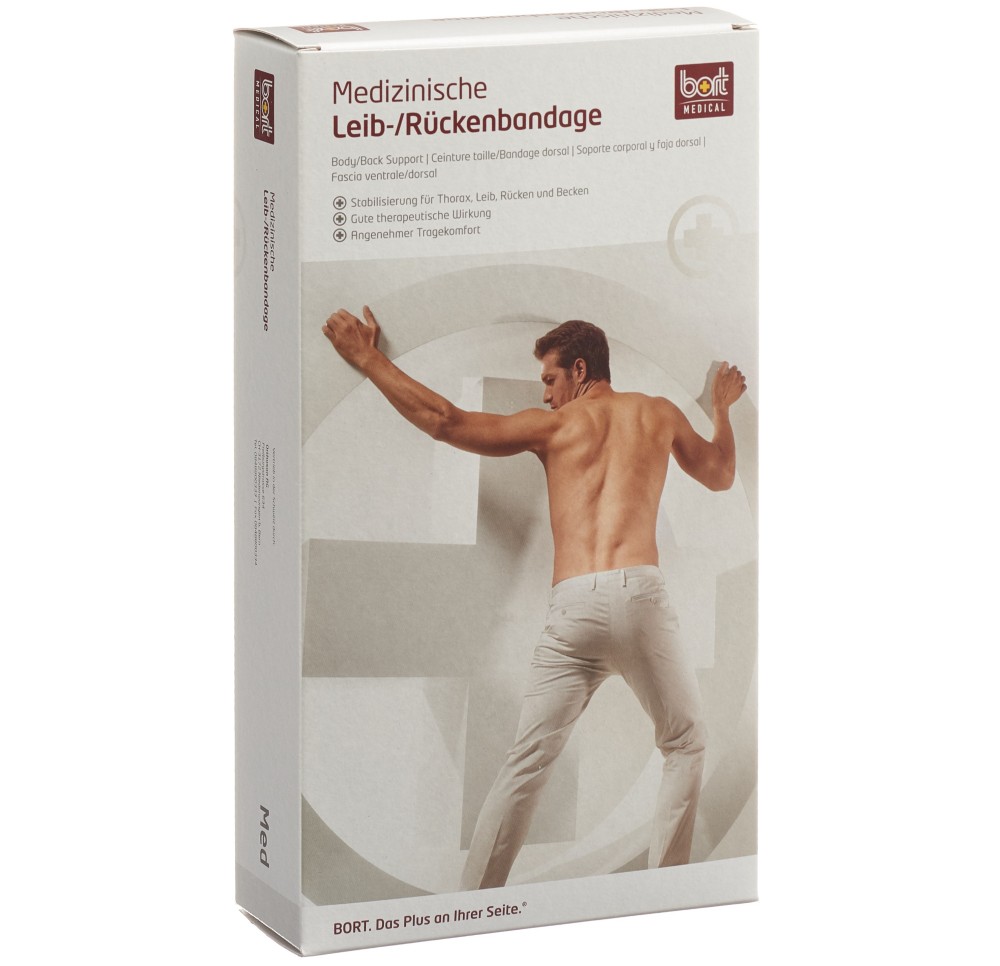 BORT ceinture thorax homme 16cm XL -128cm blanc