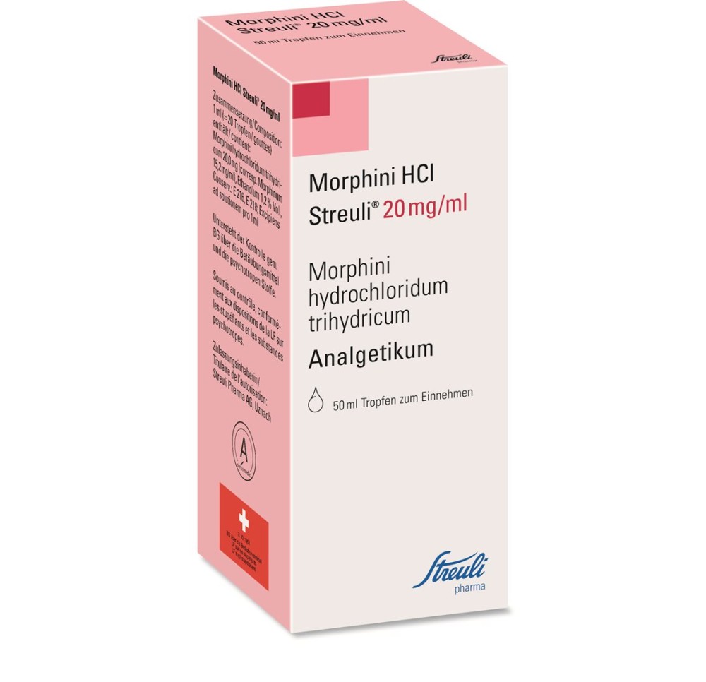 MORPHINI HCL Streuli gouttes 20 mg/ml fl 50 ml