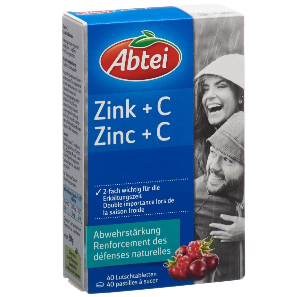 ABTEI Zinc + C cpr sucer 40 pce