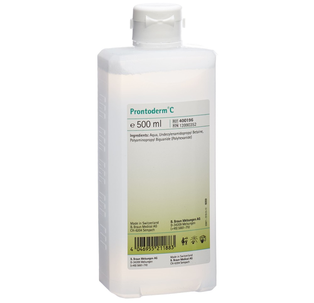 PRONTODERM C sol fl oval 500 ml
