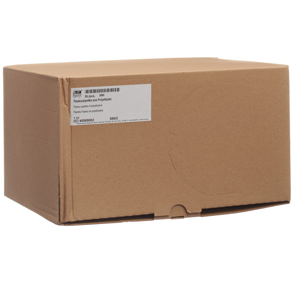 ASSISTENT pipette Pasteur 1ml polyéthyl 500 pce