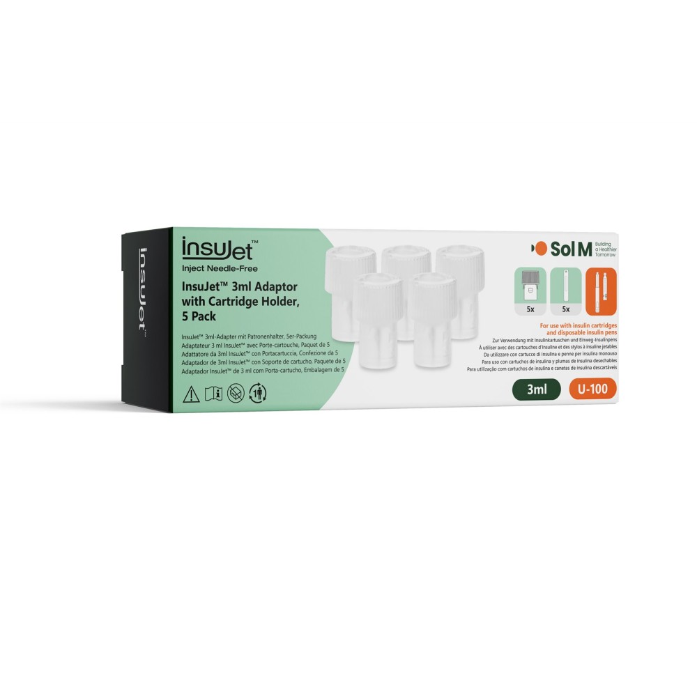 SOL-M InsuJet adaptateur 3ml 5 pce
