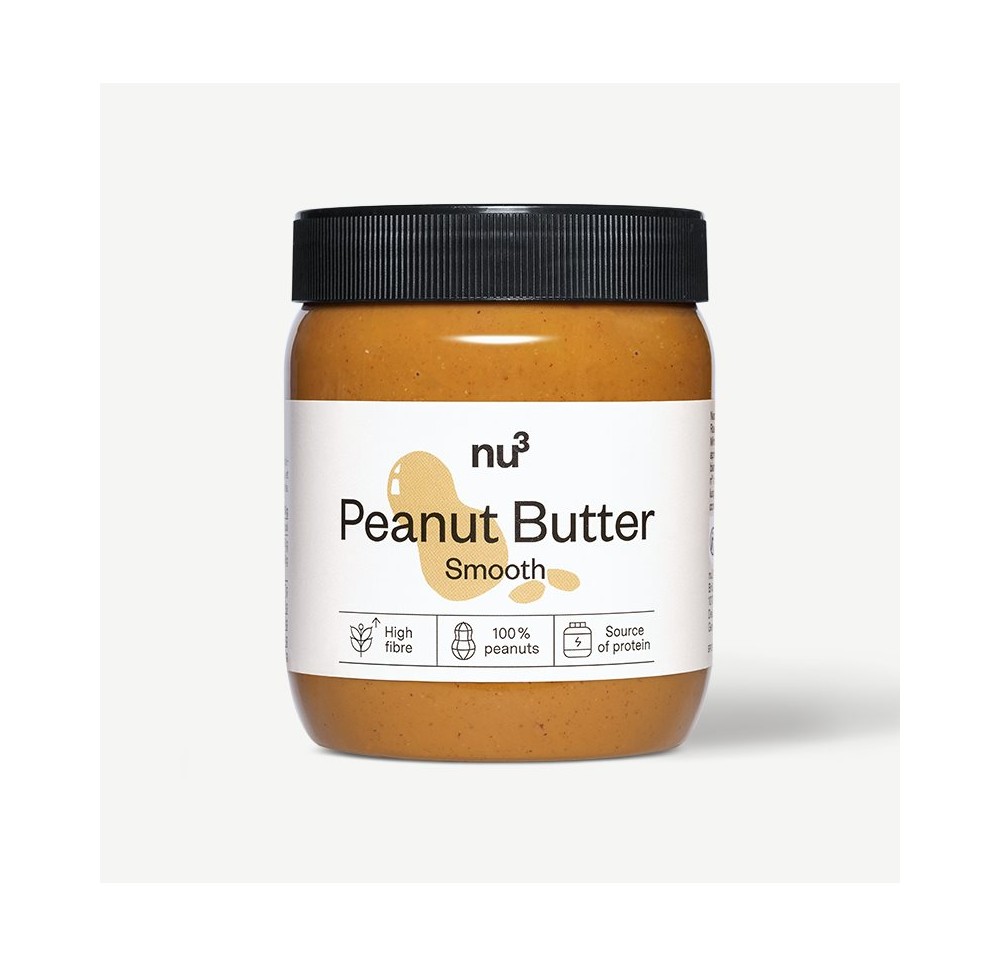 NU3 beurre de cacahuète lisse 500 g