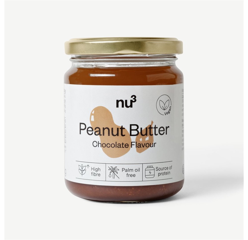NU3 beurre de cacahuète chocolate 250 g