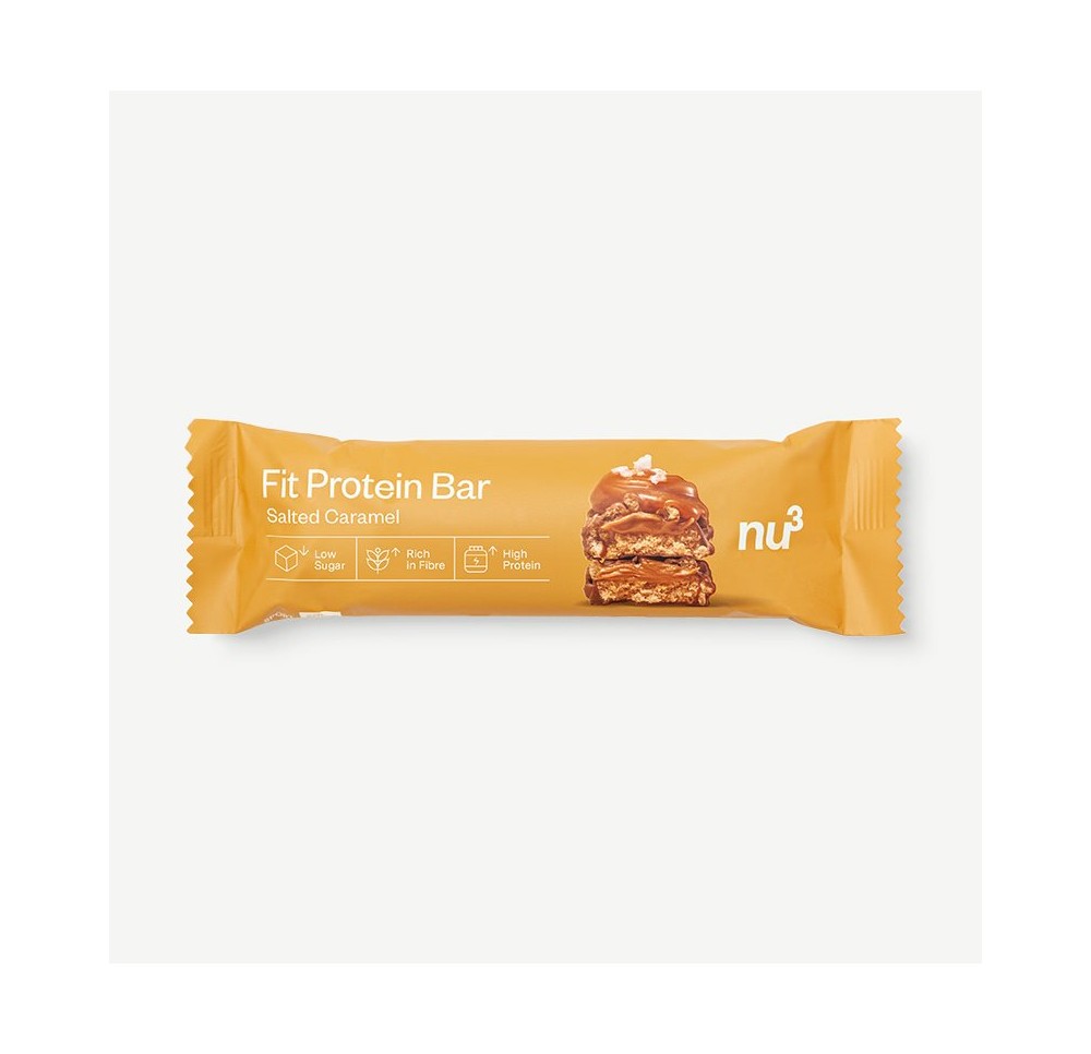NU3 Fit barre protéinée caramel salé 55 g