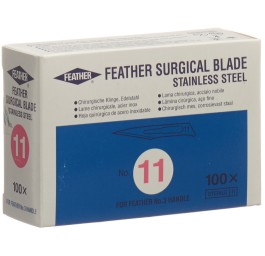 FEATHER lames scalpel stérile No 11 100 pce