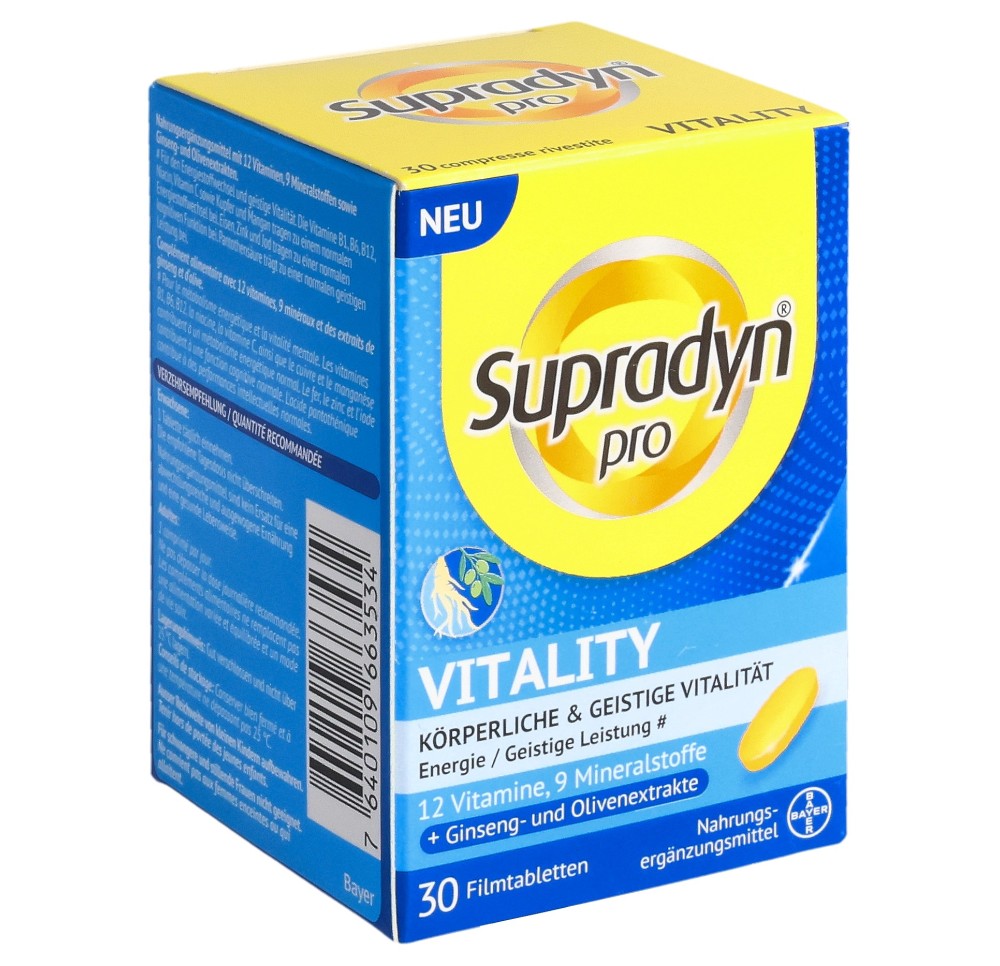 SUPRADYN pro Vitality cpr pell bte 30 pce