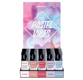 ALESSAN disp Pastel Vibes vernis à ongl 5x4pce