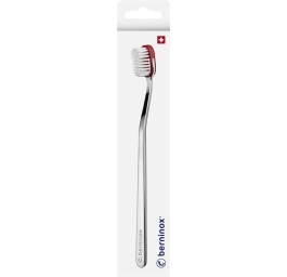 BERNINOX brosse à dents 316 corail rouge soft