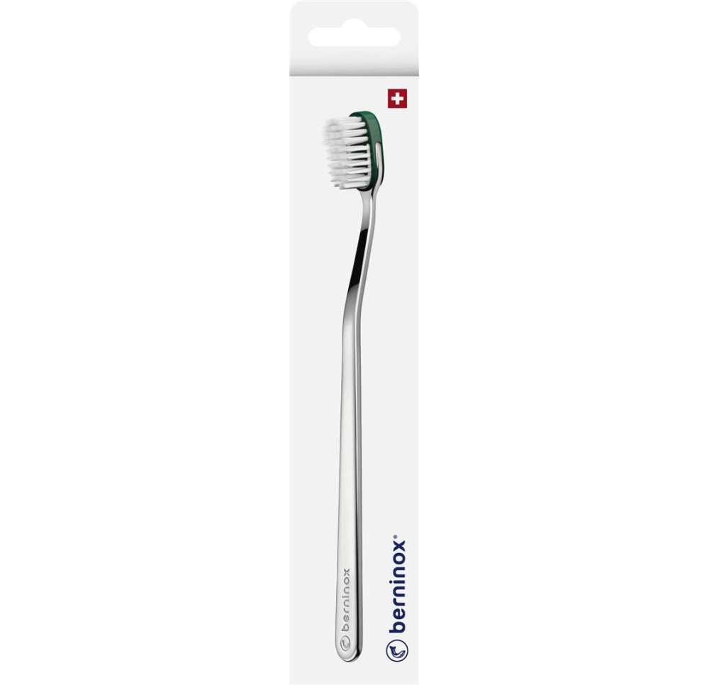 BERNINOX brosse à dents 316 vert atlantique soft