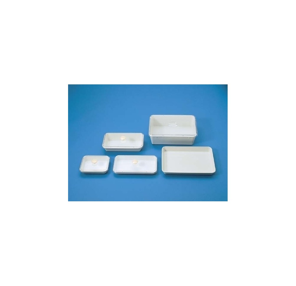 SEMADENI plateau plastique 19x15x4cm mélamin blanc