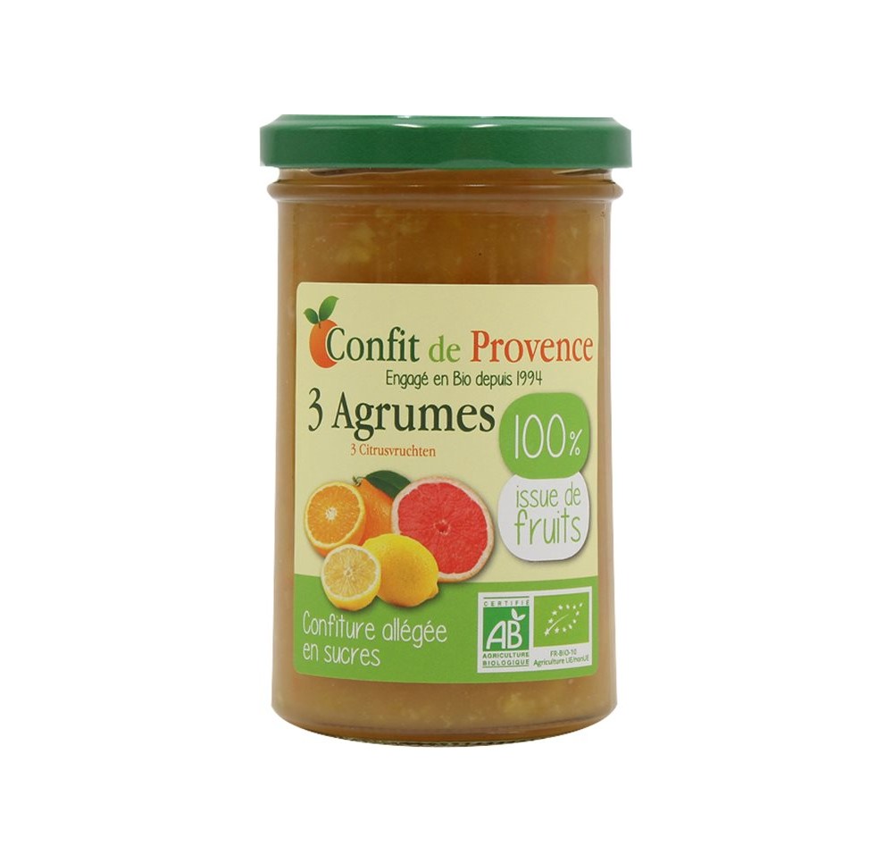 CONFIT PROVENCE confiture 3 agru s suc ajou 290 g